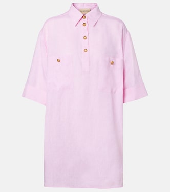 Oversize-Polohemd aus Leinen | Valentino