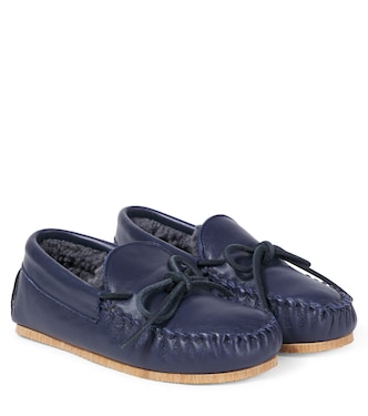 Mocasines de piel con borrego | PèPè