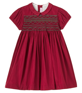 Victoria smocked taffeta dress | La Coqueta