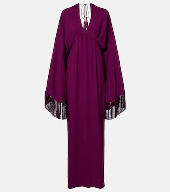 Magnifique fringed gown | Taller Marmo