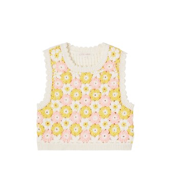 Rynia crochet cotton sweater vest | Louise Misha