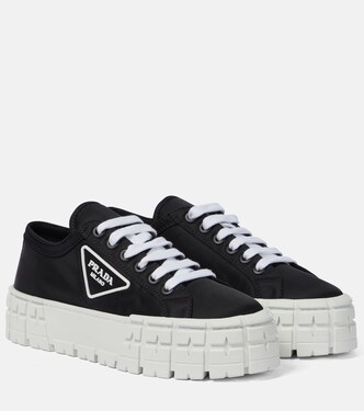 Wheel gabardine sneakers | Prada