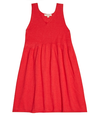 Portea linen and cotton dress | Caramel