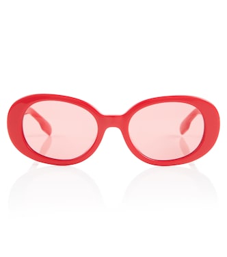 Ovale Sonnenbrille | Burberry Kids