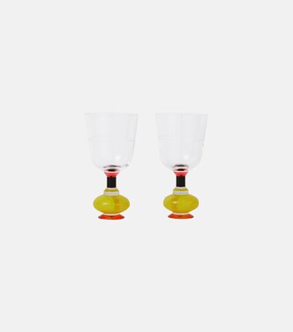 Richmond set of 2 short crystal glasses | Reflections Copenhagen