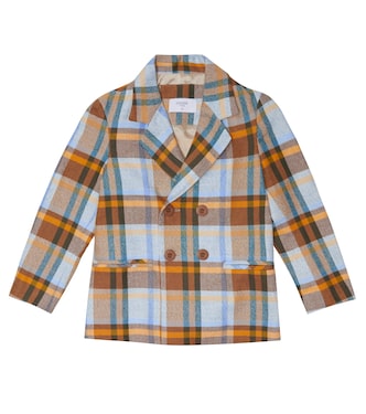 Blazer de algodón a cuadros | Paade Mode