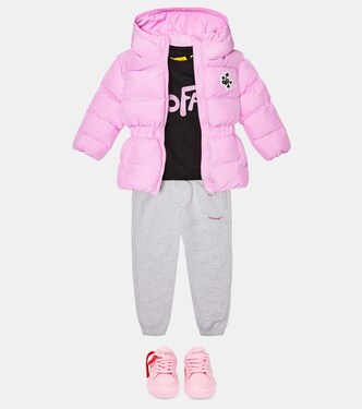 Cappotto imbottito con logo | Off-White Kids
