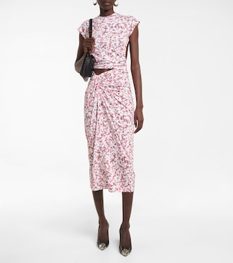 Falda midi Jeldia de jersey estampada | Marant Etoile