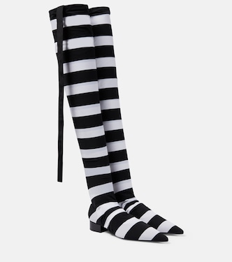 Portofino botas mosqueteras a rayas | Dolce&Gabbana