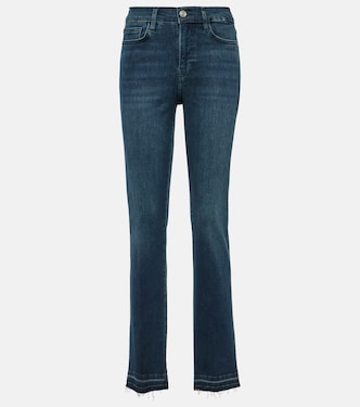 Jean droit Le High Straight Long à taille haute | Frame