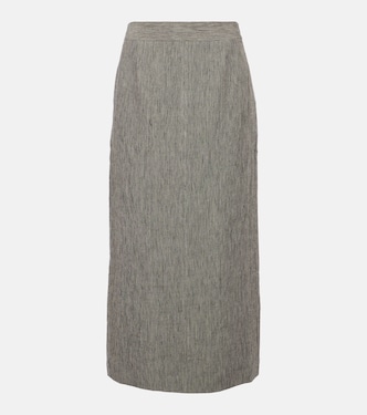 Romilie linen maxi skirt | Tove