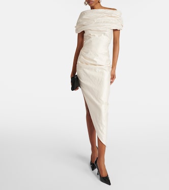 Vestido midi Amber de mezcla de algodón | Maticevski