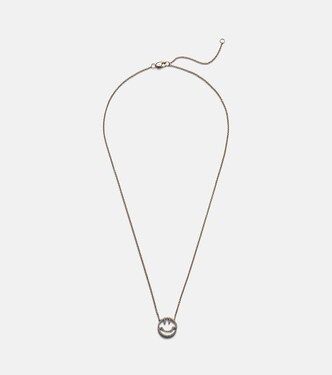 Collana Have A Nice Day in oro 14kt con diamanti | Roxanne First