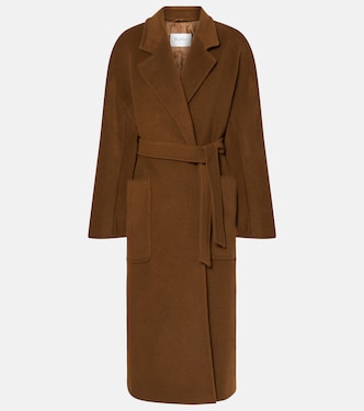 Abrigo envolvente de pelo de camello | Max Mara