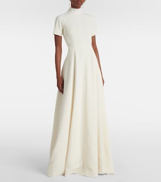 Robe longue Malinda à col montant | Emilia Wickstead