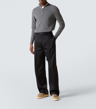 Baskets Curb Lite en daim | Lanvin