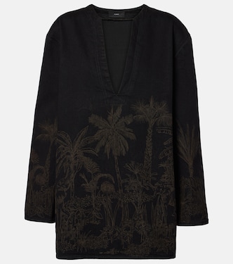 Abito corto di jeans Jungle Toile De Jouy | Alanui