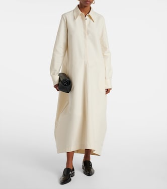 Abito lungo in cotone | Jil Sander