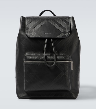 Rucksack Burberry Check aus Leder | Burberry