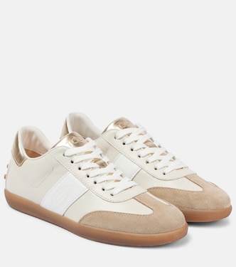 Sneakers Tabs aus Leder mit Veloursleder | Tod's