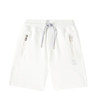 Shorts sportivi in jersey | Brunello Cucinelli Kids