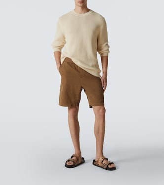 Shorts in cotone e lino | Sunspel