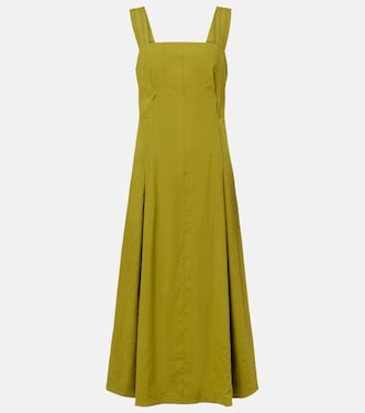 Midikleid aus einem Leinengemisch | Vince