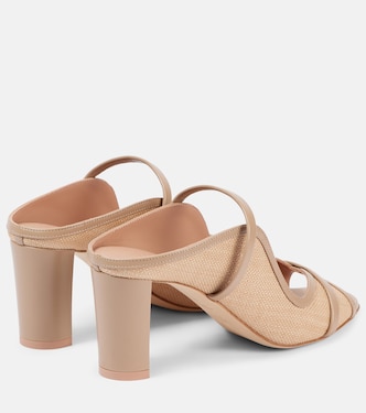 Norah 70 leather-trimmed sandals | Malone Souliers
