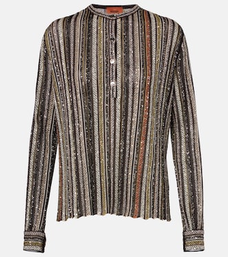 Camicia Henley a righe con lamé | Missoni
