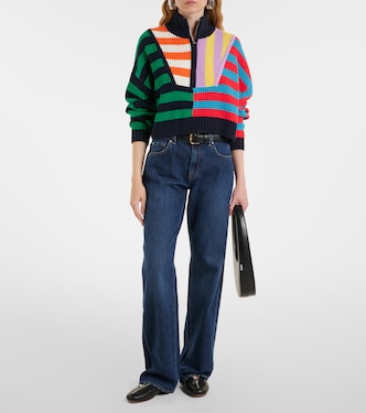 Tess high-rise straight jeans | 7 For All Mankind