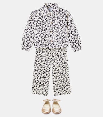 Veste Jalia en coton à fleurs | Bonpoint