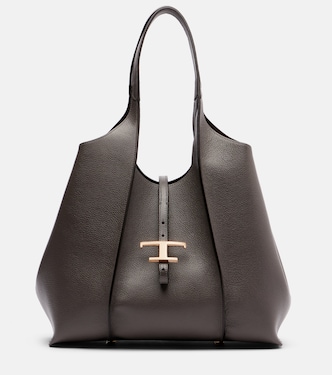 T Timeless Medium leather tote bag | Tod's