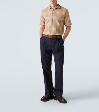Polo en coton à carreaux | Burberry