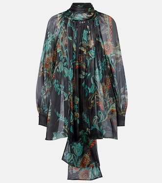 Blusa in chiffon di seta con stampa | Etro