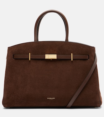 Tote Bag Hudson Medium aus Veloursleder | DeMellier