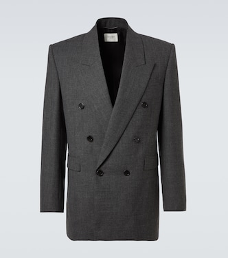 Blazer cruzado de lana | Saint Laurent
