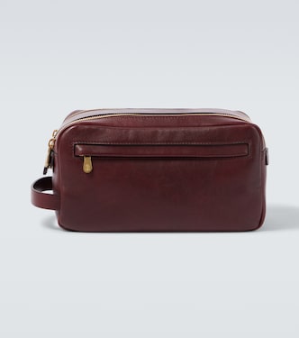 Leather vanity bag | Brunello Cucinelli