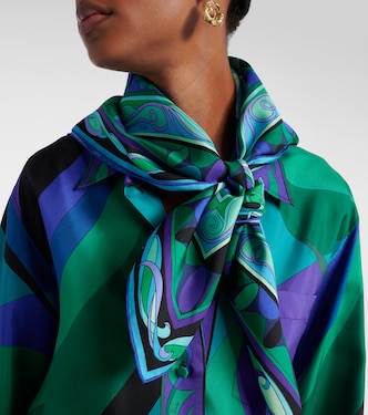 Foulard imprimé en soie | Pucci
