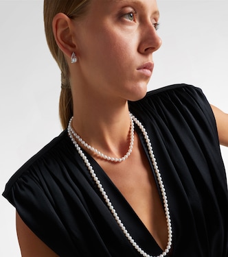 Halskette aus Akoyaperlen mit 18kt Weißgold | Mikimoto