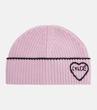 Chloé Encœur wool and cashmere beanie | Chloé