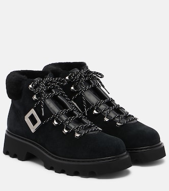Viv' Rangers suede lace-up boots | Roger Vivier