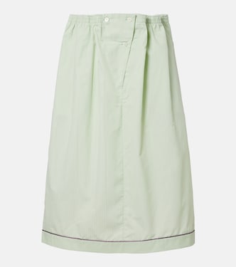 Cotton midi skirt | Prada