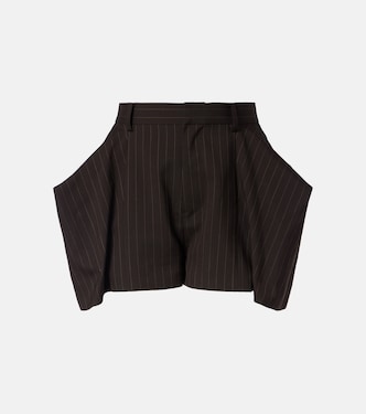 Striped Bermuda shorts | Sacai