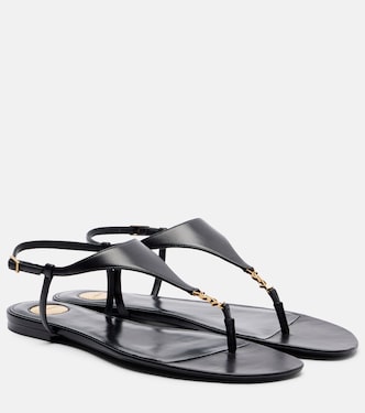 Sandales Cassandre en cuir | Saint Laurent