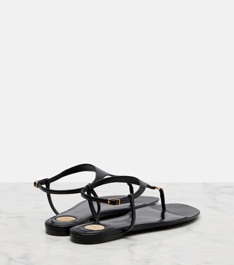 Sandales Cassandre en cuir | Saint Laurent