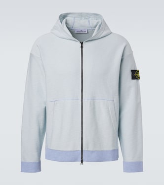 Compass cotton-blend hoodie | Stone Island