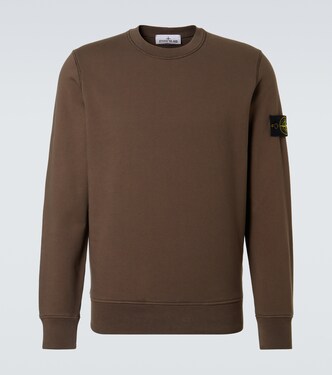 Compass cotton fleece sweatshirt | Stone Island