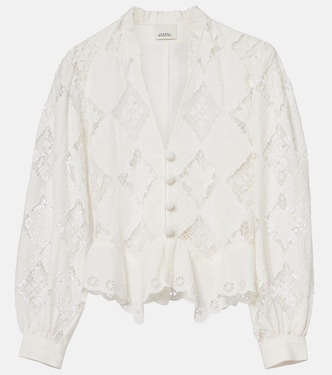 Blouse Nina en coton et lin | Isabel Marant