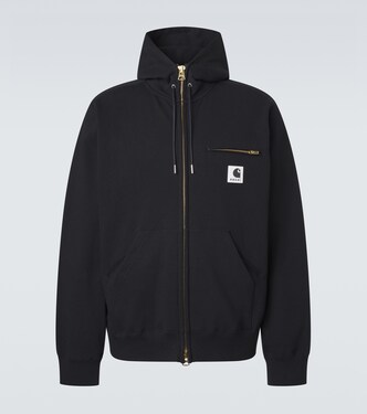 X Carhartt Kapuzenjacke aus Baumwoll-Jersey | Sacai