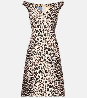 Midikleid aus Schurwolle | Prada